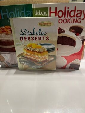 Set of 3 Diabetic cookbooks